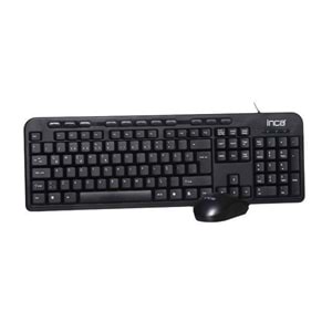 İnca IMK-375T Q Türkçe USB Multimedya Siyah Klavye+ Mouse