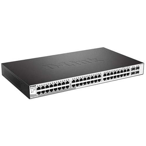 D-Link Dgs-1210-52/F1A 48 Port 10/100/1000 Web Yönetilebilir 4 Fsp Switch Rack Mount