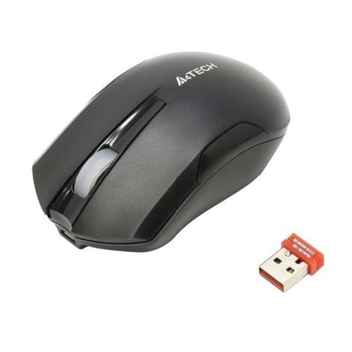 A4 Tech G11-200N Nano Alıcılı Kablosuz 2000Dpi Siyah Şarj Edilebilir V-Track Mouse