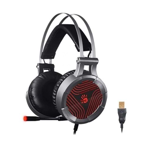 Bloody G530 7.1 Gamer Siyah Kulaküstü Mikrofonlu Kulaklık