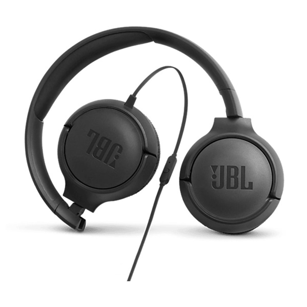 JBL Tune 500 Kulak Üstü Kablolu Kulaklık - Siyah